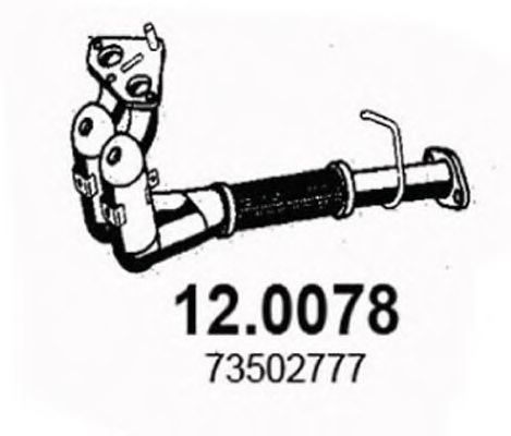 ASSO 12.0078 Catalytic Converter